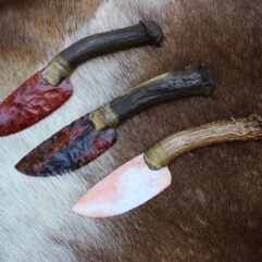 deer antler stone knives