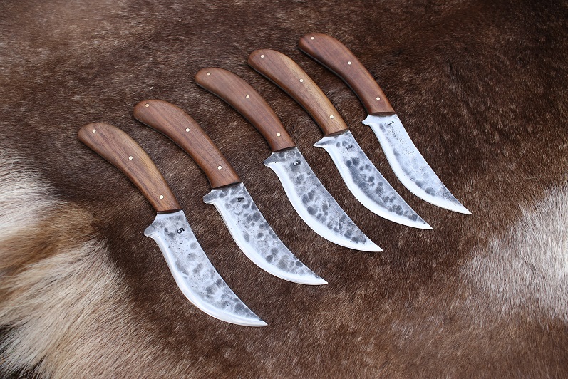 Stone Bladed Knife Kit, Wood Handle - Knife, Arrow & Fire Kits