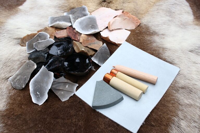 Flint Knapping Kits and Rock Combos HuntPrimitive