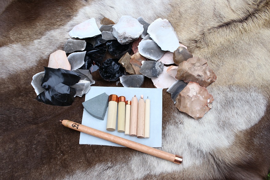 Handcrafted Flint Knapping Tools