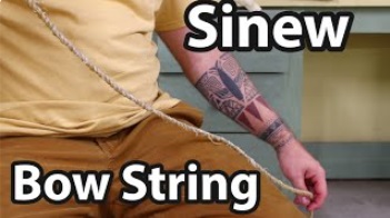 sinew string