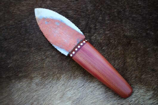 Coral & Cedar Knife