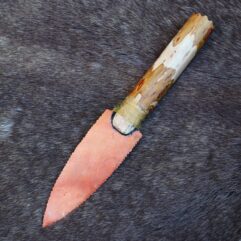 Orange Coral Finishing Knife
